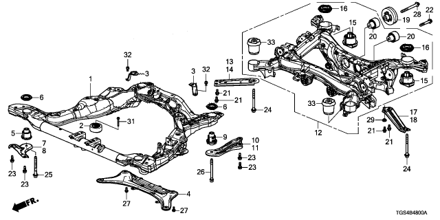 2025 Honda Passport BOLT, FLG (14X140) Diagram for 90163-TYA-A01