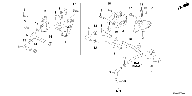 2026 Honda Prelude CLAMP, TUBE (D15) Diagram for 91406-6MA-J01