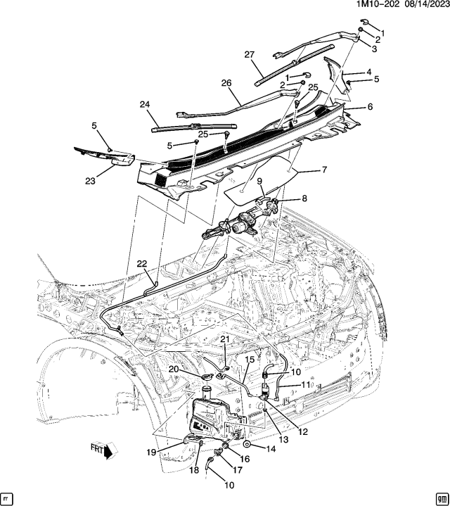 2024 Honda Prologue PUMP, WSWA Diagram for 84801575