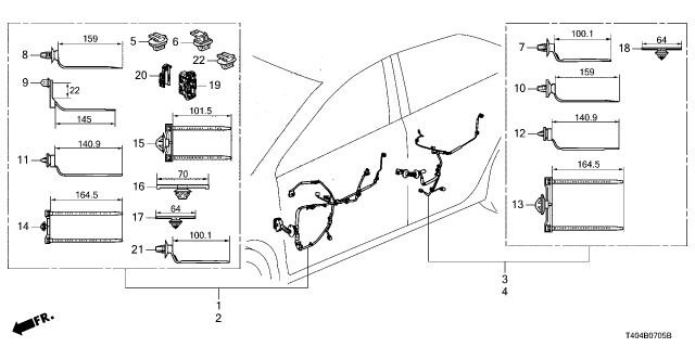 2025 Honda Civic 5 Door Sport CVT Wire Harness Diagram 6