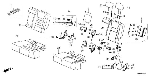 2025 Honda CR-V SCREW, TAP (5X10) Diagram for 82271-TJB-A21