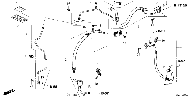 2023 Honda HR-V EXCHANGER, HEAT Diagram for 80331-3W0-A01