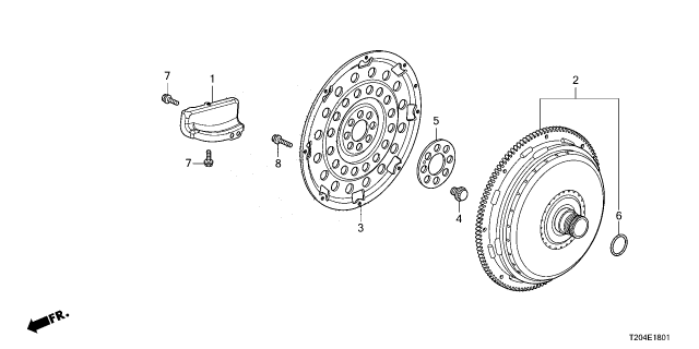 2023 Honda Civic COVER Diagram for 21351-5DJ-010