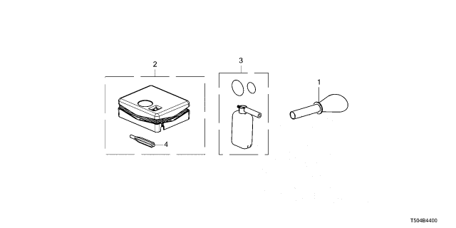 2025 Honda Civic Hybrid PRESSURE RELIEF TOOL Diagram for 42775-TDK-J02