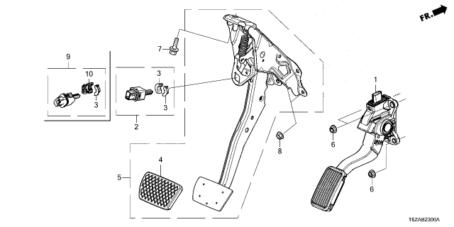 2026 Honda Ridgeline SW, STOP & CRUISE Diagram for 36750-T20-L31