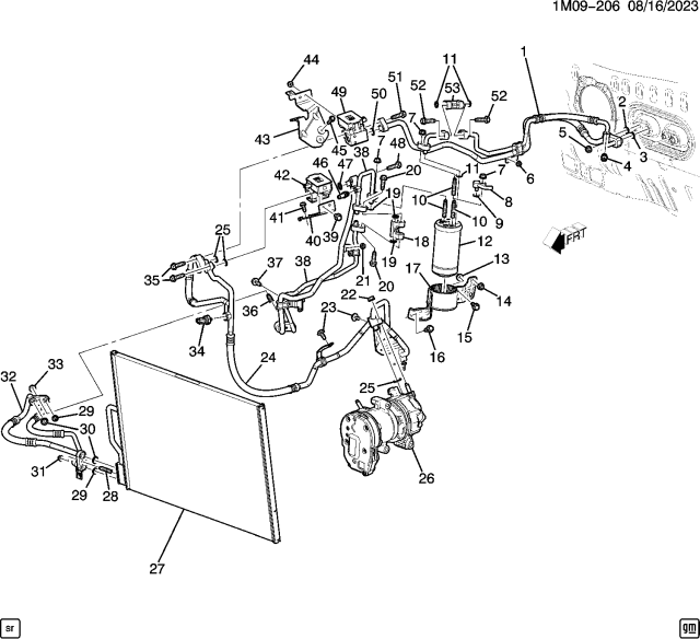 2025 Honda Prologue SENSOR Diagram for 13557567