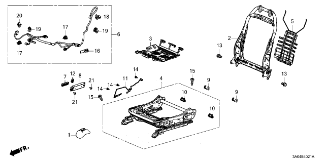 2026 Honda CR-V Rear Front Cover *NH900L* Diagram for 81105-3A0-A01ZA