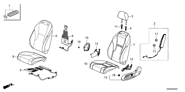 2023 Honda Accord Hybrid TRIM COVER L*NH900L* Diagram for 81531-30A-A72ZA