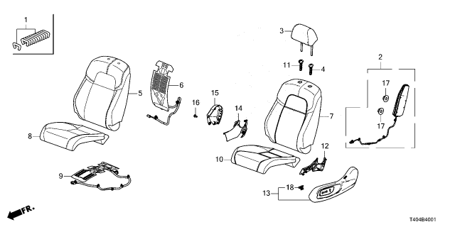 2023 Honda Civic MODULE, L- SIDE Diagram for 78055-T20-A72