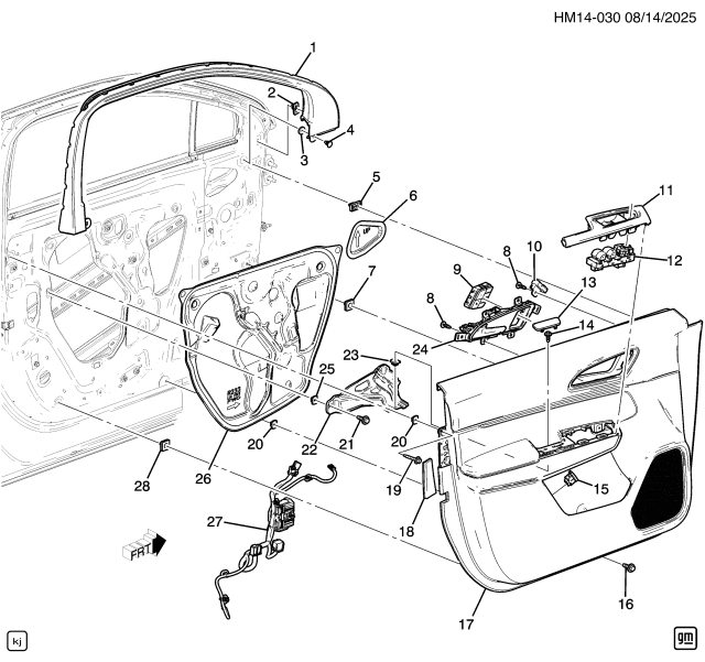 2024 Honda Prologue SWITCH, L- *600R* Diagram for 85688711