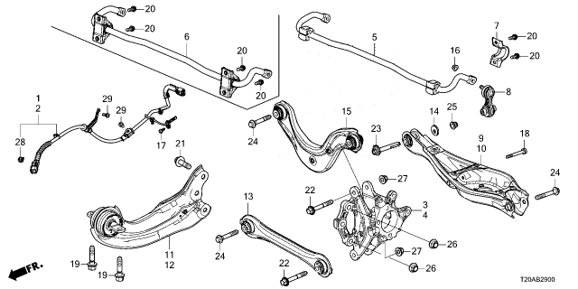 2026 Honda Civic HARNESS, R- EPB Diagram for 47510-T22-A01