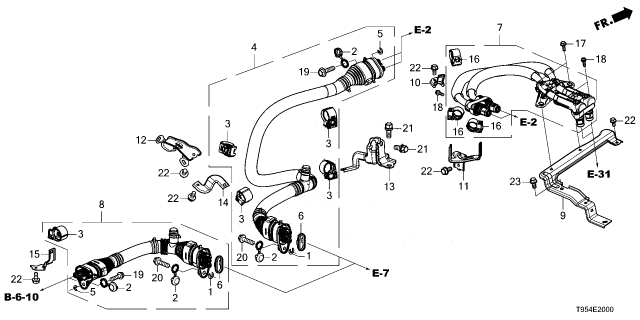 2025 Honda CR-V CABLE ASSY Diagram for 1F110-6GS-A02