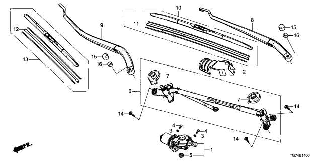 Honda Pilot Windshield Wipersnull
