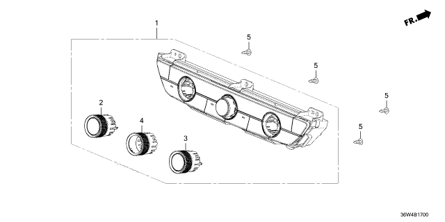 2026 Honda Prelude SW ASSY- *NH900L* Diagram for 79610-3W1-C31ZA
