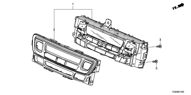 2024 Honda Passport CONT *NH900L* Diagram for 79600-TGS-A56ZA