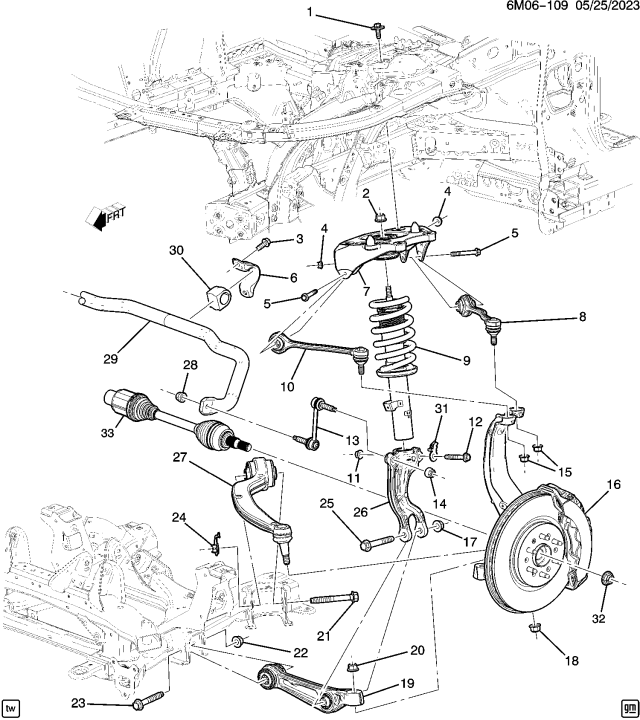 2024 Honda Prologue LINK, R- FR- CONTROL Diagram for 85646260