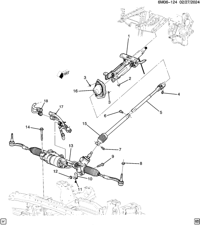 2025 Honda Prologue COLUMN, STEERING Diagram for 85692802
