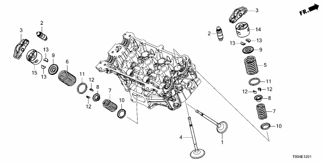 2024 Honda Pilot ARM, ROCKER Diagram for 14620-6S9-A01