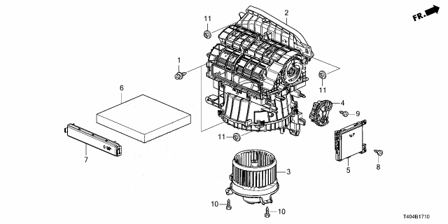 2025 Honda Civic ELECTRONIC CONTROL U Diagram for 79600-T56-A51