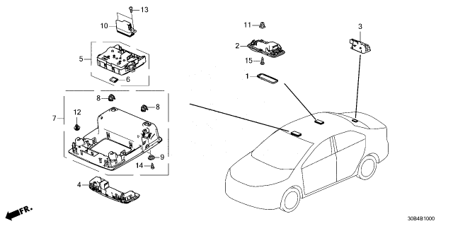 2023 Honda Accord Hybrid MIC ASSY-, ARRAY Diagram for 8A480-30A-A01