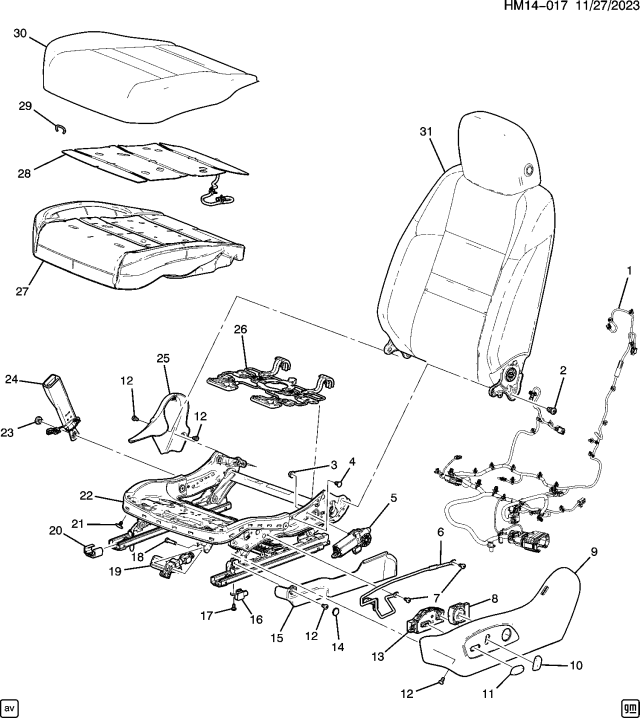 2024 Honda Prologue COVER ASM- L- *103H* Diagram for 86532059