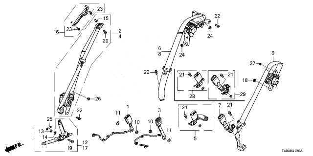 2022 Honda Civic COLLAR (3H) Diagram for 81441-T20-A11