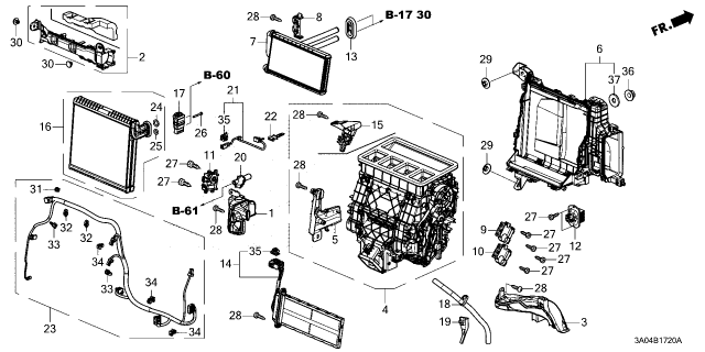 2025 Honda CR-V SUB-HARNESS, A/C Diagram for 80650-3A0-A40