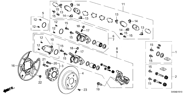 2026 Honda HR-V BODY SUB-ASSY-, L Diagram for 43017-3W0-A00