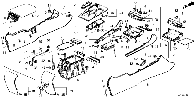 2022 Honda Civic CHARGER UNIT Diagram for 8A370-T20-A03