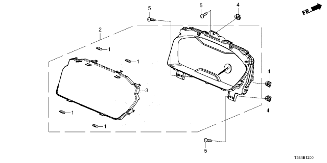 2025 Honda Civic Hybrid METER ASSY-, COMB Diagram for 78100-T50-A02
