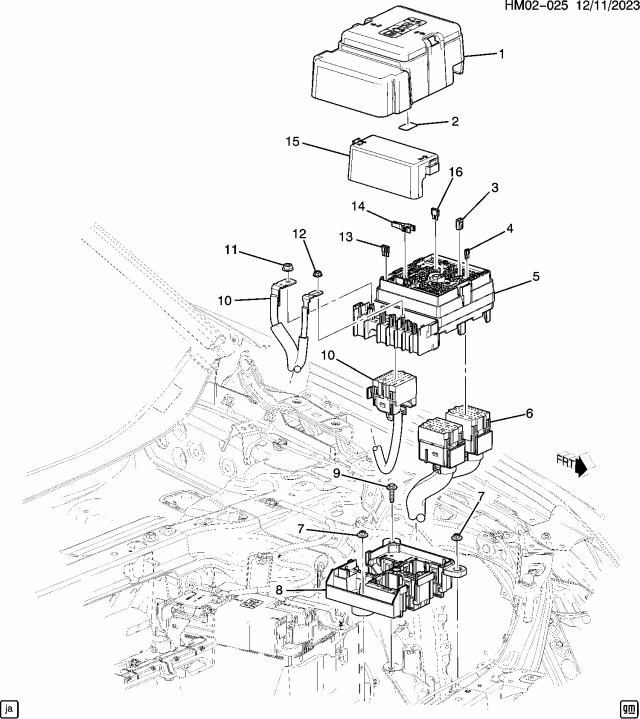 2025 Honda Prologue BLOCK Diagram for 85017019