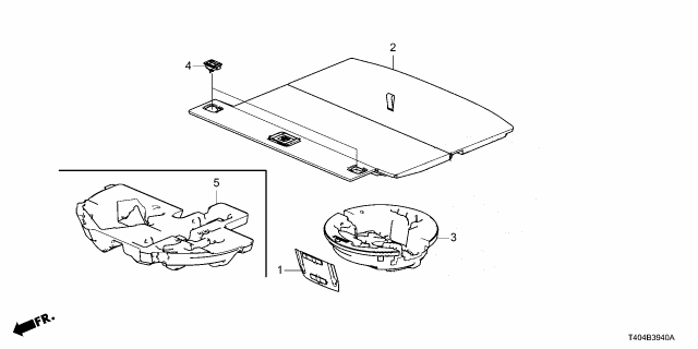 2025 Honda Civic BOX ASSY-, TOOL Diagram for 84545-T60-A50