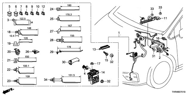2024 Honda Odyssey 5 Door Sport 10AT Wire Harness Diagram 2