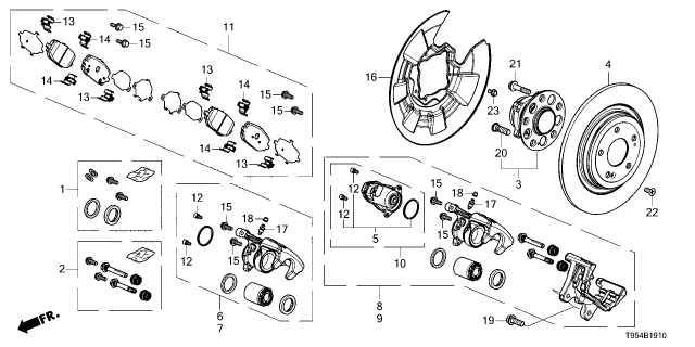 2025 Honda CR-V BEARING ASSY-, RR Diagram for 42200-3E7-H01