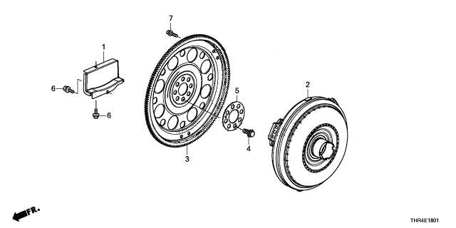 2024 Honda Odyssey PLATE, DRIVE Diagram for 26250-6T2-000