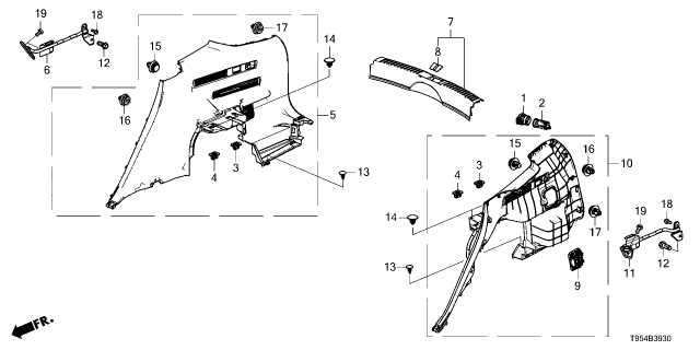 2025 Honda CR-V LATCH Diagram for 83308-TJB-A11