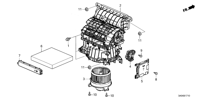 2023 Honda CR-V CONTROL UNIT Diagram for 79600-3A0-A41