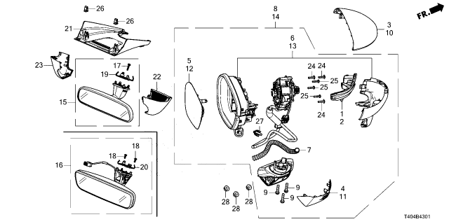 2025 Honda Civic SCREW, MOUNTING Diagram for 76404-TGV-A01