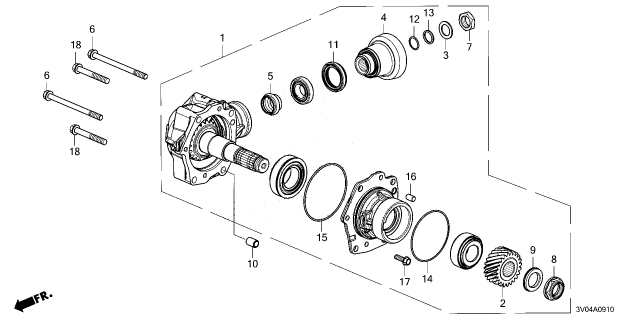 2024 Honda HR-V TRANSFER ASSY Diagram for 29000-6EH-000
