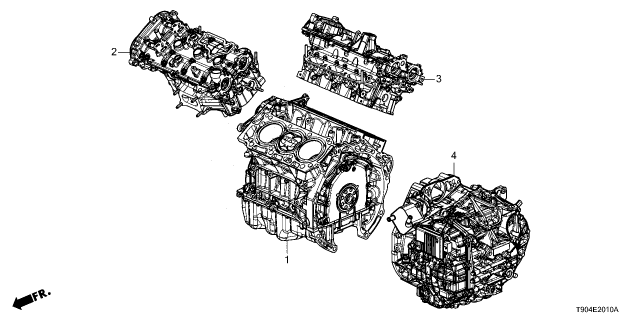 2025 Honda Pilot ATR KIT Diagram for 06200-6FD-A61RM