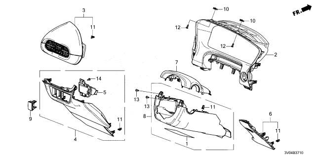 2026 Honda HR-V CVR, COLUMN *NH900L* Diagram for 77360-3W0-A31ZA