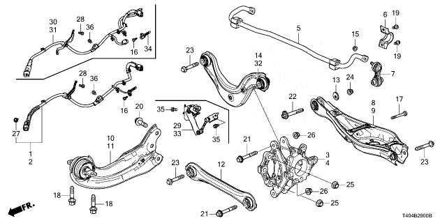 2024 Honda Civic SENSOR ASSY-, RR Diagram for 57470-T60-A01
