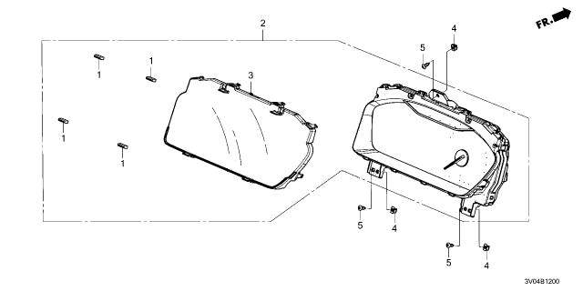 2024 Honda HR-V METER ASSY-, COMB Diagram for 78100-3V1-A22