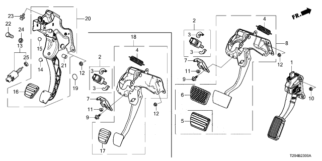 2025 Honda Civic SW, STOP & CRUISE Diagram for 36750-T20-A31