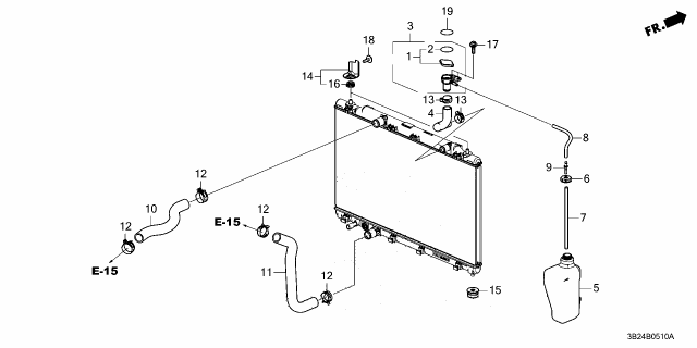2023 Honda CR-V Hybrid TANK, RESERVE Diagram for 19101-69F-A00