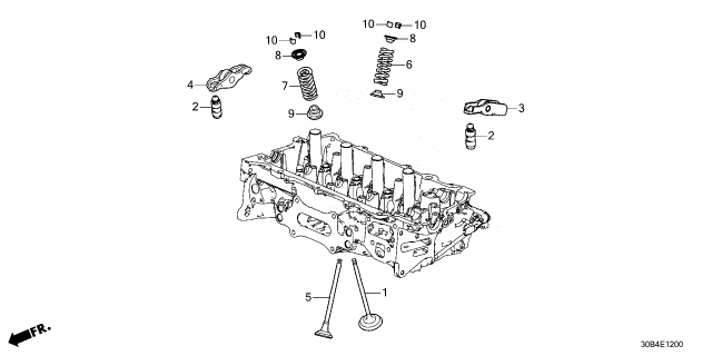 2023 Honda Accord Hybrid VALVE, IN Diagram for 14711-6MA-J00