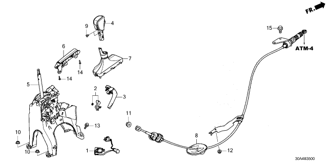 2025 Honda Accord BOOT COMP *NH900L* Diagram for 54300-30A-A81ZA