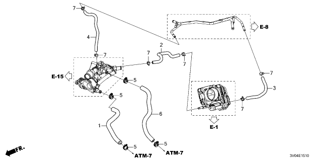 2024 Honda HR-V HOSE Diagram for 25261-6EG-000