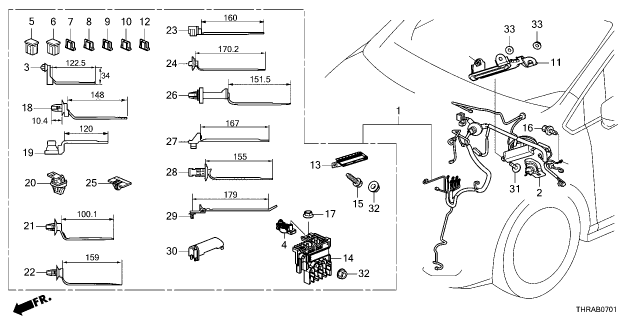 2026 Honda Odyssey 5 Door Elite 10AT Wire Harness Diagram 2