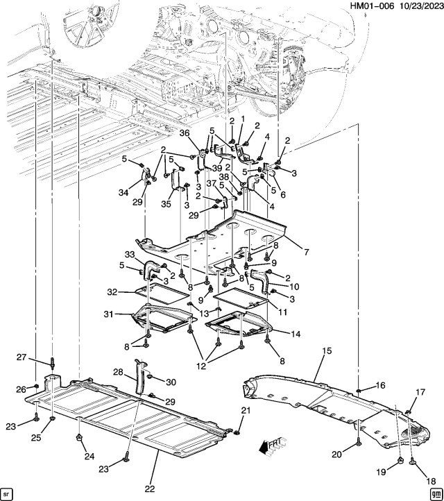 2024 Honda Prologue NUT, RR Diagram for 11546462